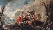 GUARDI, Gianantonio The Healing of Tobias's Father France oil painting artist